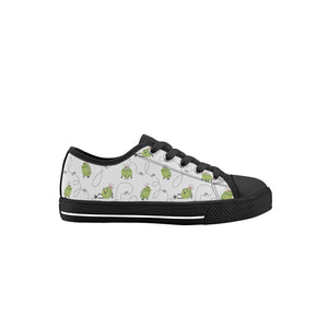 Frog Kid's Low Top Canvas Shoes
