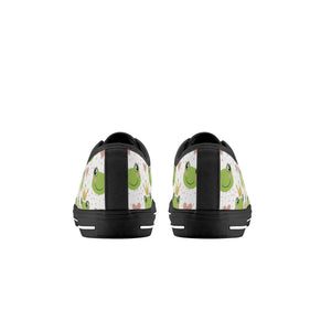 Frog Kid's Low Top Canvas Shoes