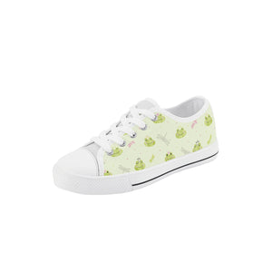 Frog Kid's Low Top Canvas Shoes