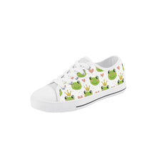 Frog Kid's Low Top Canvas Shoes