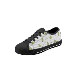 Frog Kid's Low Top Canvas Shoes