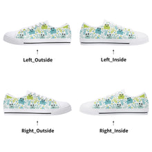 Frog Women's Low Top Canvas Shoes