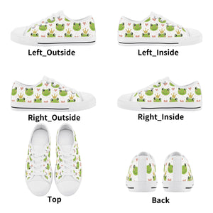 Frog Kid's Low Top Canvas Shoes