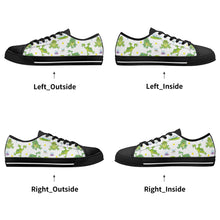 Frog Women's Low Top Canvas Shoes