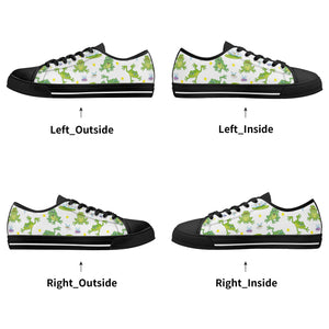 Frog Women's Low Top Canvas Shoes