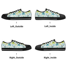 Frog Women's Low Top Canvas Shoes