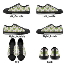 Frog Kid's Low Top Canvas Shoes