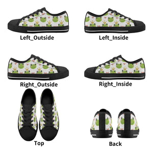 Frog Kid's Low Top Canvas Shoes
