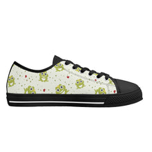 Frog Women's Low Top Canvas Shoes