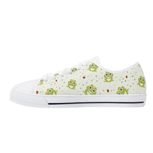 Frog Women's Low Top Canvas Shoes