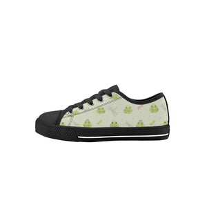 Frog Kid's Low Top Canvas Shoes
