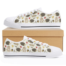Hedgehog Women's Low Top Canvas Shoes