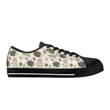 Hedgehog Women's Low Top Canvas Shoes