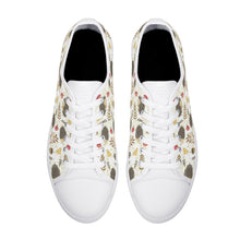 Hedgehog Women's Low Top Canvas Shoes
