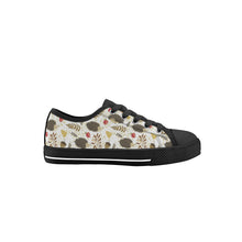 Hedgehog Kid's Low Top Canvas Shoes