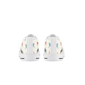 Horse Kid's Low Top Canvas Shoes