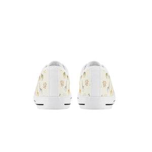 Giraffe Kid's Low Top Canvas Shoes