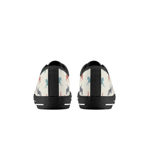 Horse Kid's Low Top Canvas Shoes