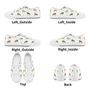 Horse Kid's Low Top Canvas Shoes