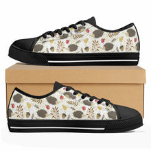 Hedgehog Women's Low Top Canvas Shoes