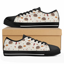 Hedgehog Women's Low Top Canvas Shoes