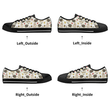Hedgehog Women's Low Top Canvas Shoes