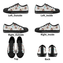 Hedgehog Kid's Low Top Canvas Shoes