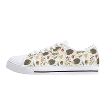 Hedgehog Women's Low Top Canvas Shoes