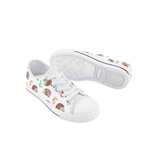 Hedgehog Kid's Low Top Canvas Shoes