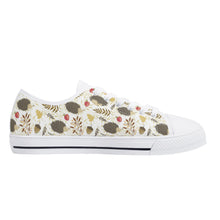 Hedgehog Women's Low Top Canvas Shoes