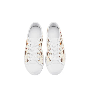 Hedgehog Kid's Low Top Canvas Shoes