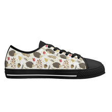 Hedgehog Women's Low Top Canvas Shoes