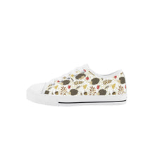 Hedgehog Kid's Low Top Canvas Shoes