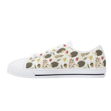 Hedgehog Women's Low Top Canvas Shoes