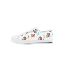Hedgehog Kid's Low Top Canvas Shoes