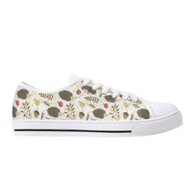 Hedgehog Women's Low Top Canvas Shoes