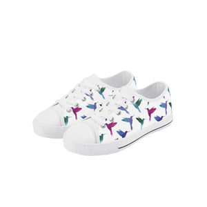 Humming Bird Kid's Low Top Canvas Shoes