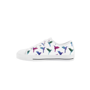 Humming Bird Kid's Low Top Canvas Shoes