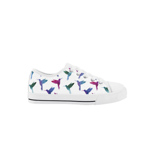 Humming Bird Kid's Low Top Canvas Shoes