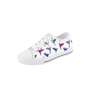 Humming Bird Kid's Low Top Canvas Shoes