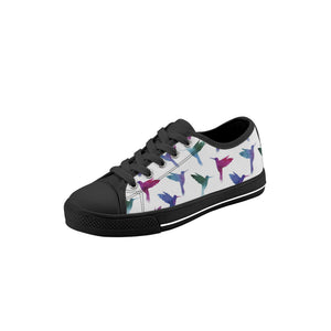 Humming Bird Kid's Low Top Canvas Shoes
