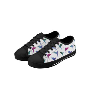 Humming Bird Kid's Low Top Canvas Shoes