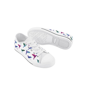 Humming Bird Kid's Low Top Canvas Shoes