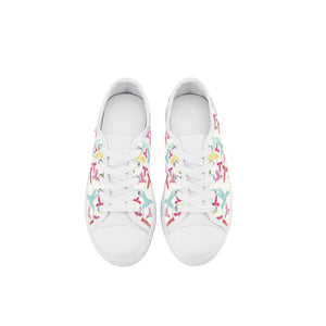 Humming Bird Kid's Low Top Canvas Shoes