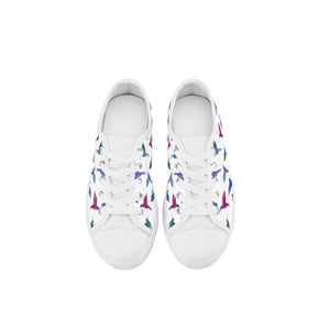 Humming Bird Kid's Low Top Canvas Shoes