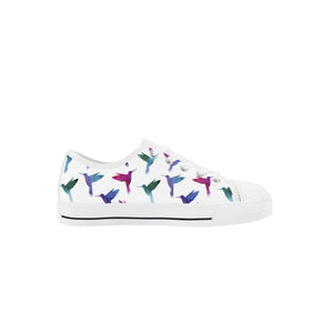 Humming Bird Kid's Low Top Canvas Shoes