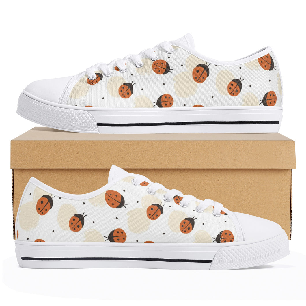 Ladybug Women's Low Top Canvas Shoes