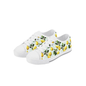 Lemon Kid's Low Top Canvas Shoes