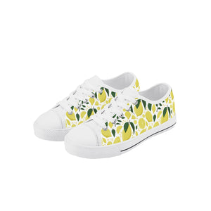 Lemon Kid's Low Top Canvas Shoes