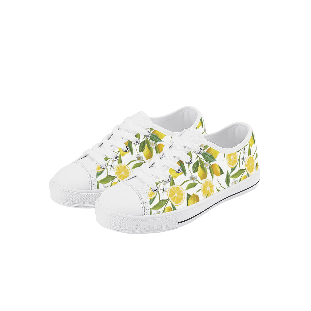 Lemon Kid's Low Top Canvas Shoes